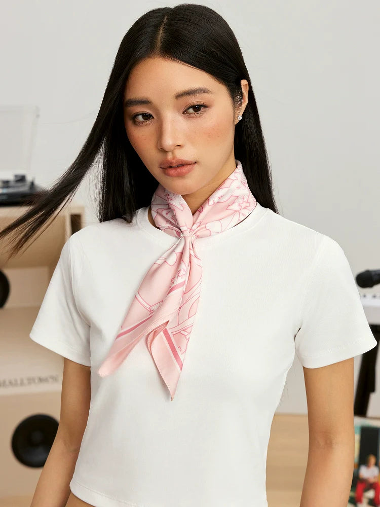 Small Town Kid Cross Logo Square Scarf / Bandana