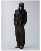 F2CE Reworked Patch Hooded Denim Jacket