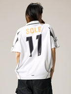 Remedy Emoalone Print Inspired Soccer Jersey Polo Shirt
