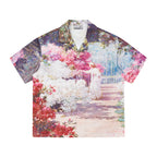 Harsh and Cruel Oil Painting Garden Cuban Shirt