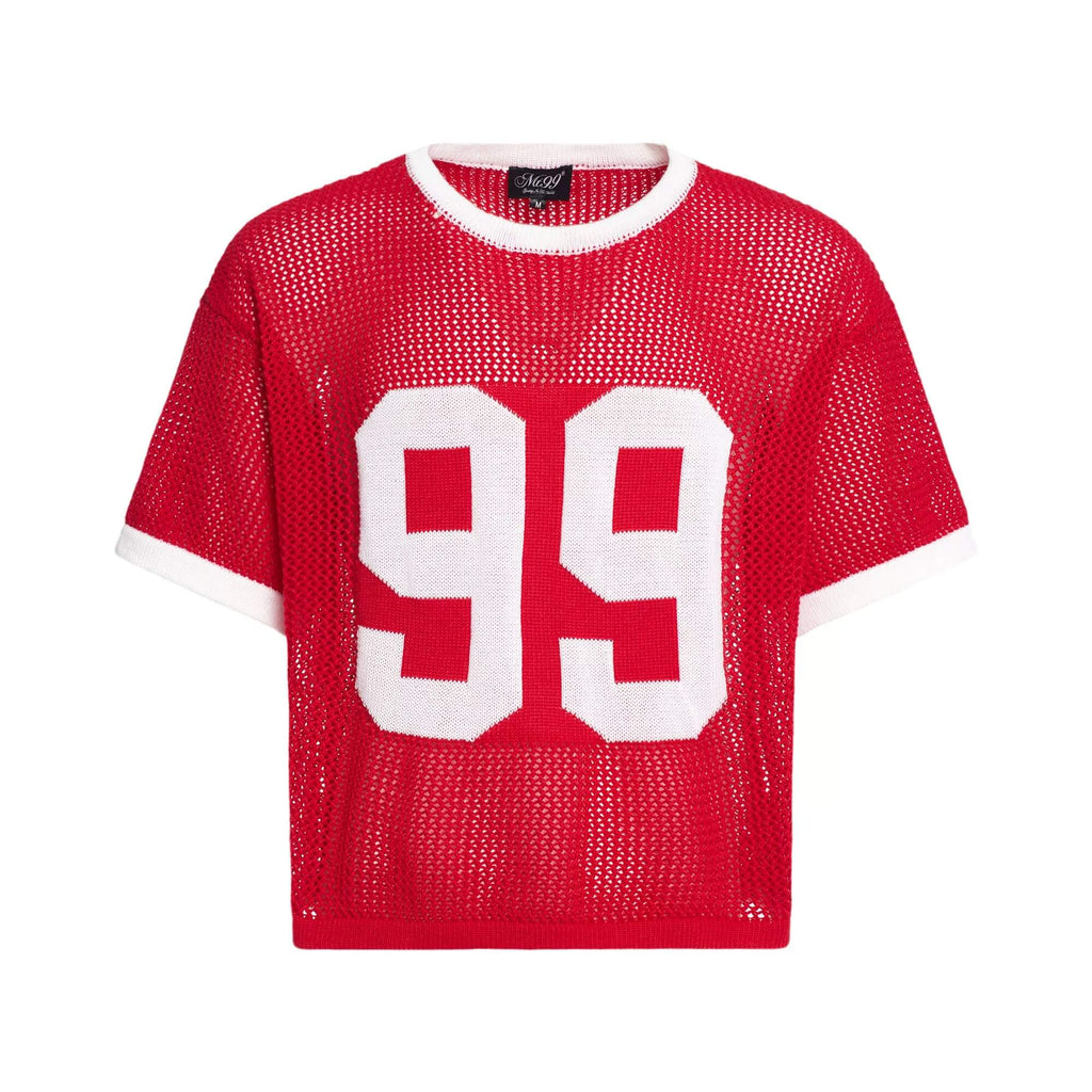 F3F Select 99 Numbering Mesh Knit Short Sleeve Jersey