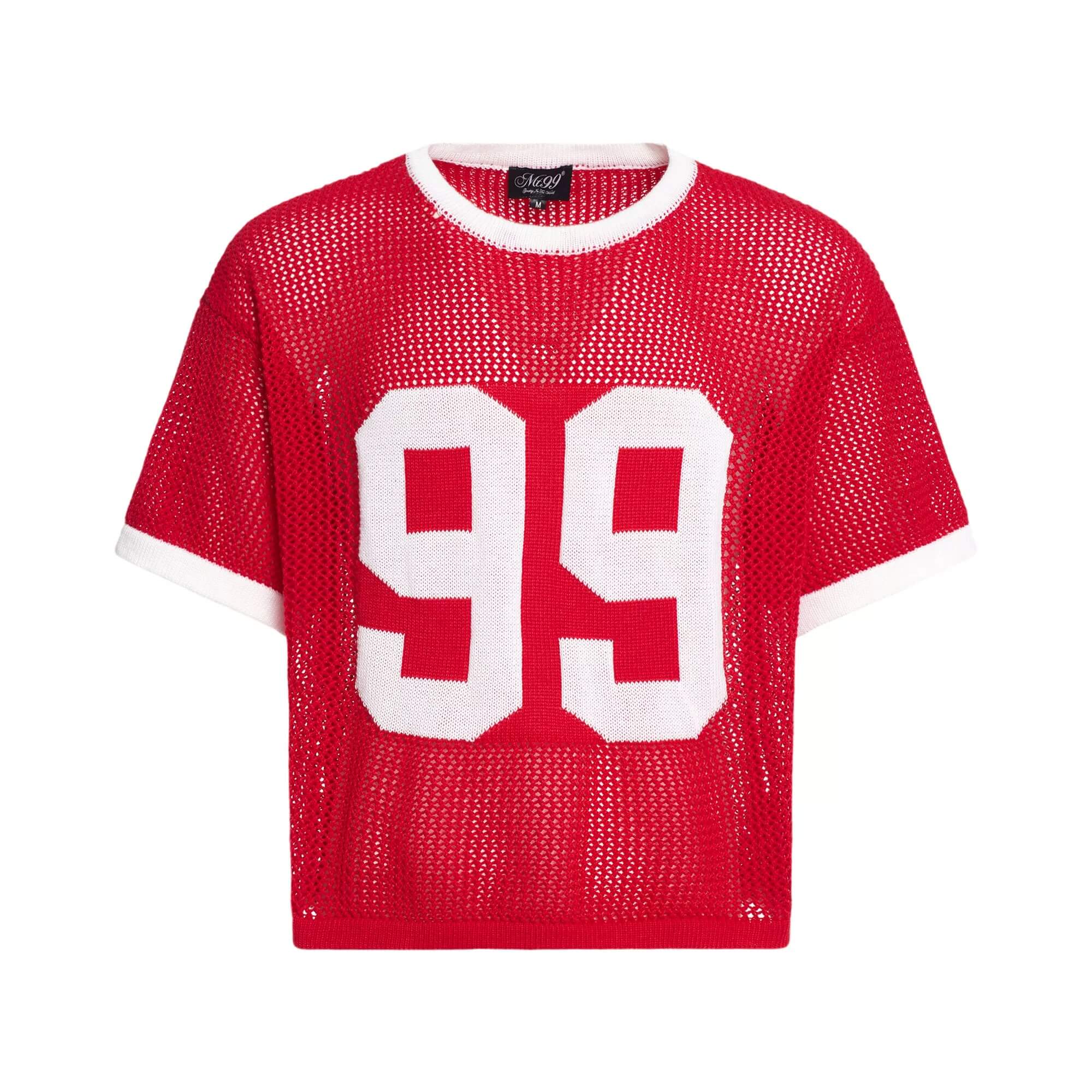 F3F Select 99 Numbering Mesh Knit Short Sleeve Jersey