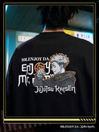 MEDM × Jujutsu Kaisen Character Print Embroidered Long Sleeve Tee