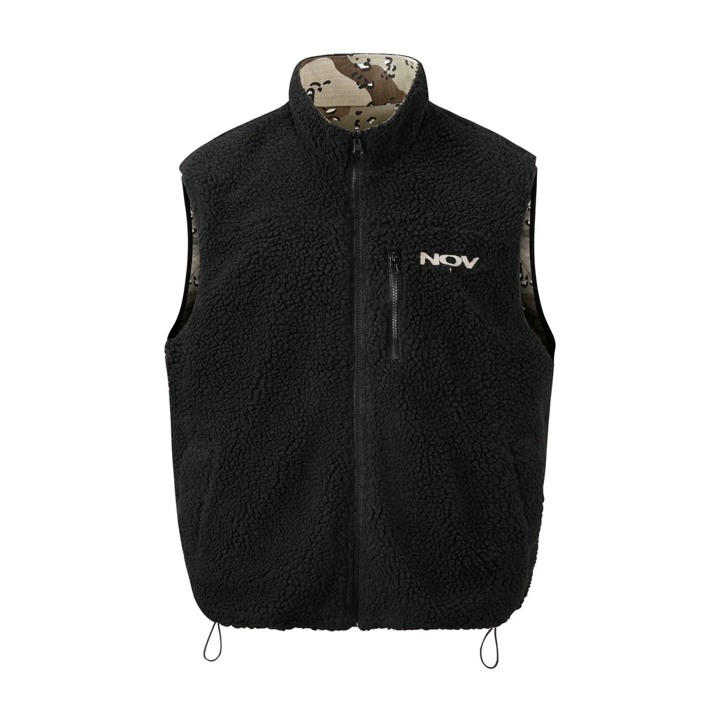 NOVACAM Camouflage Fleece Reversible Vest