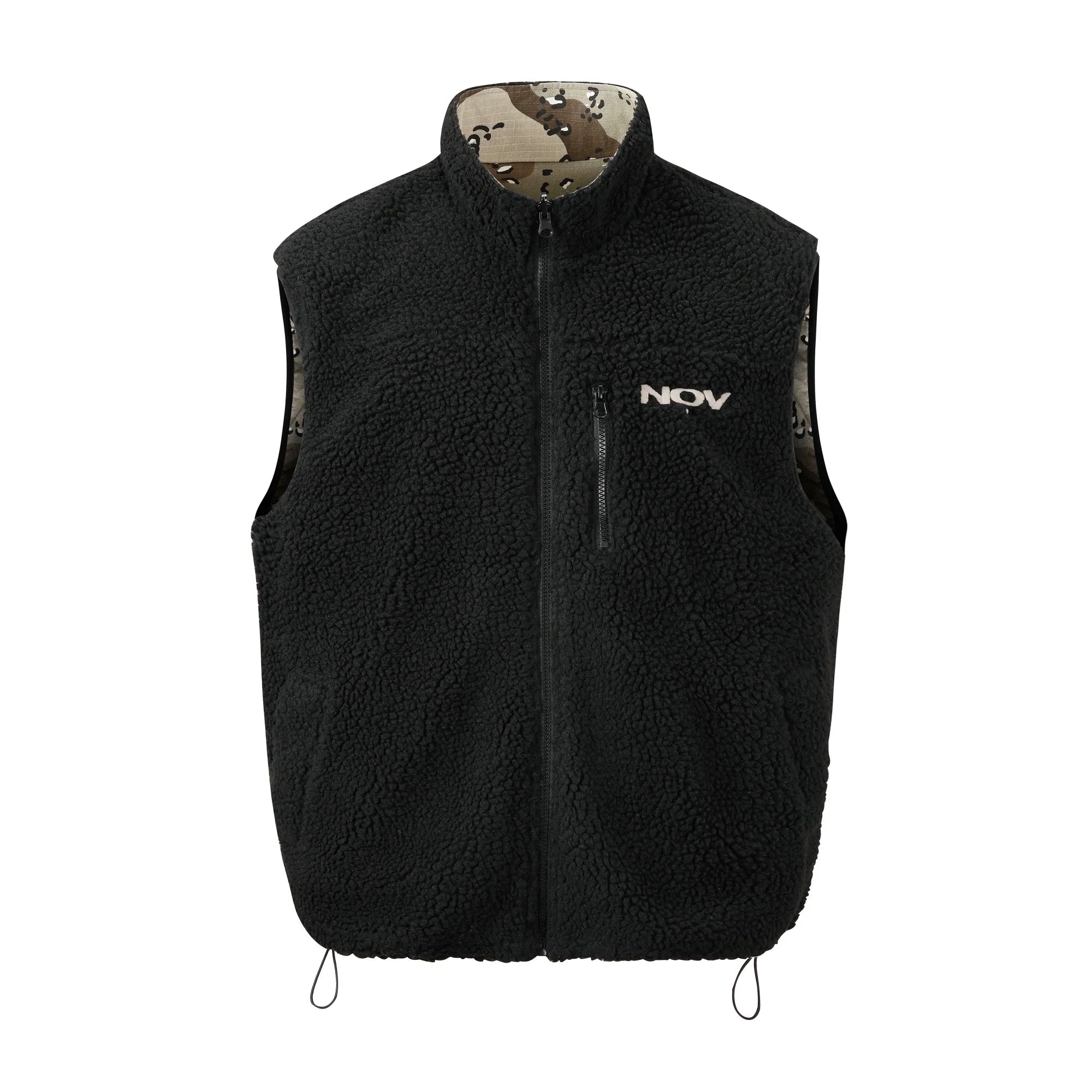 NOVACAM Camouflage Fleece Reversible Vest
