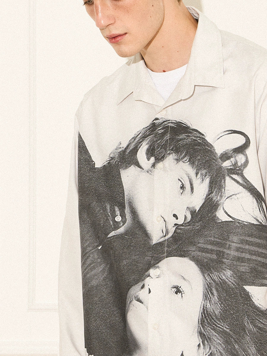 EMPTY REFERENCE Movie Portrait Long Sleeve Shirt