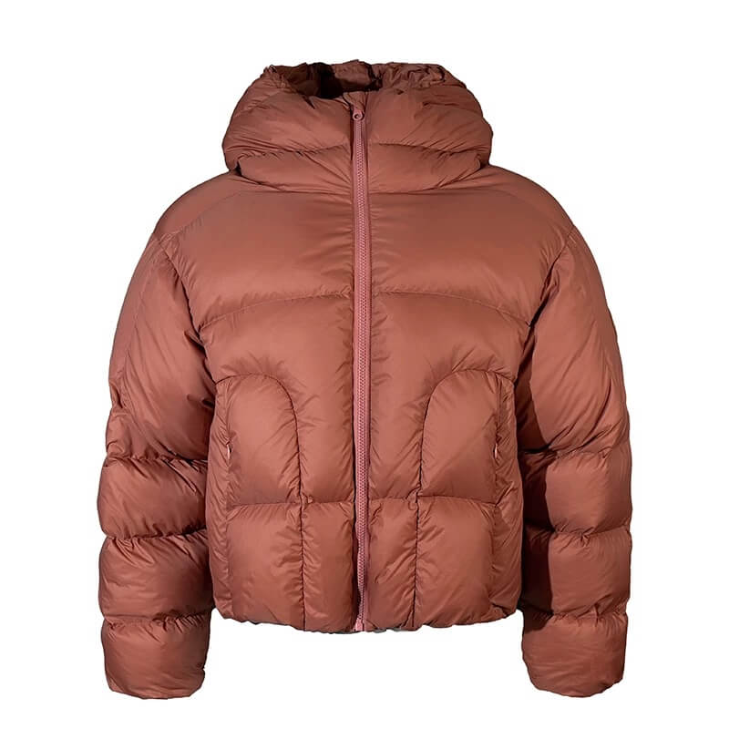 TGFCLUB Oversized Short Hooded Down Jacket