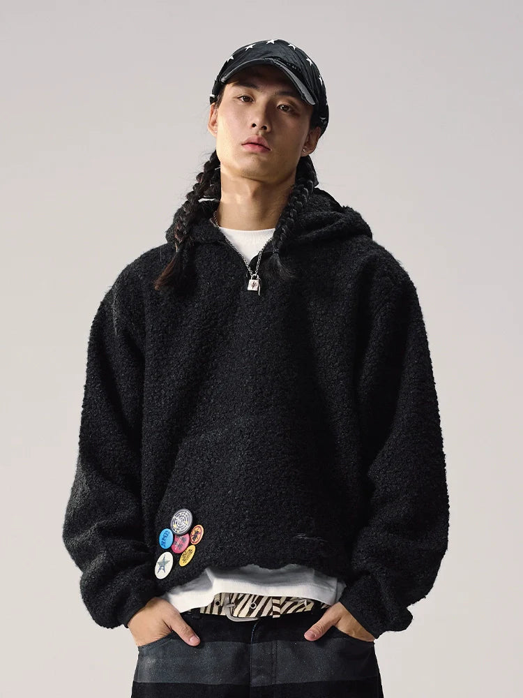 Remedy Sherpa Fleece Half Zip Hoodie