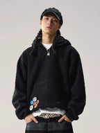 Remedy Sherpa Fleece Half Zip Hoodie