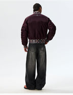 MEDM Ethnic Trim MA-1 Bomber Jacket