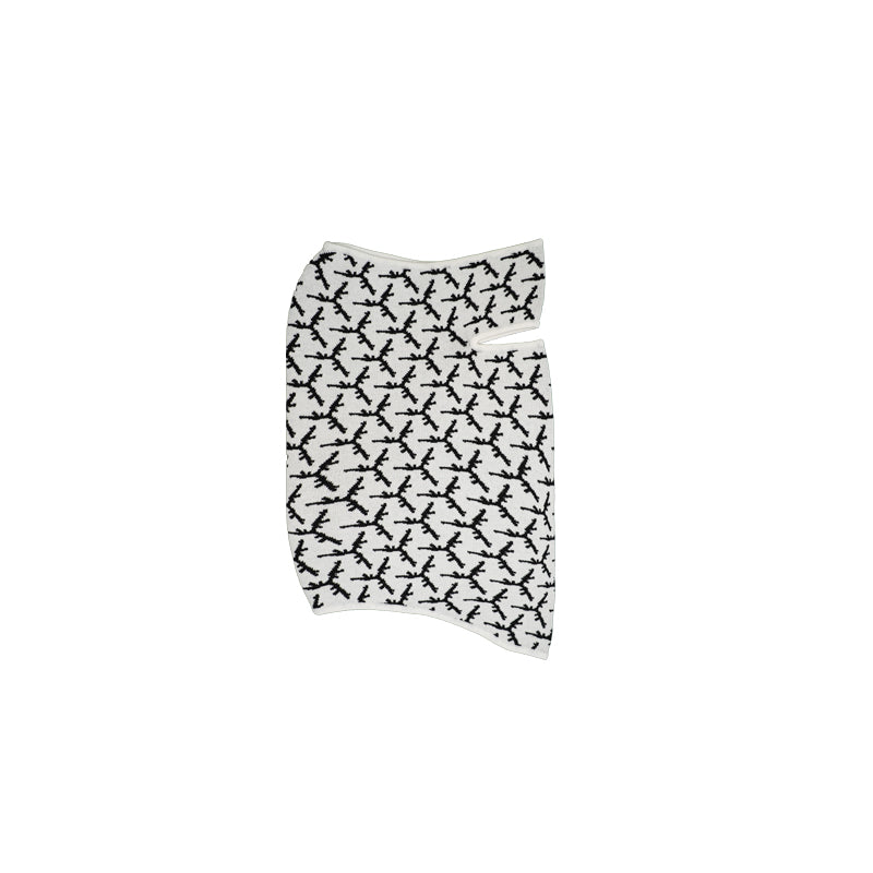 TGFCLUB All Over Logo Knit Face Mask