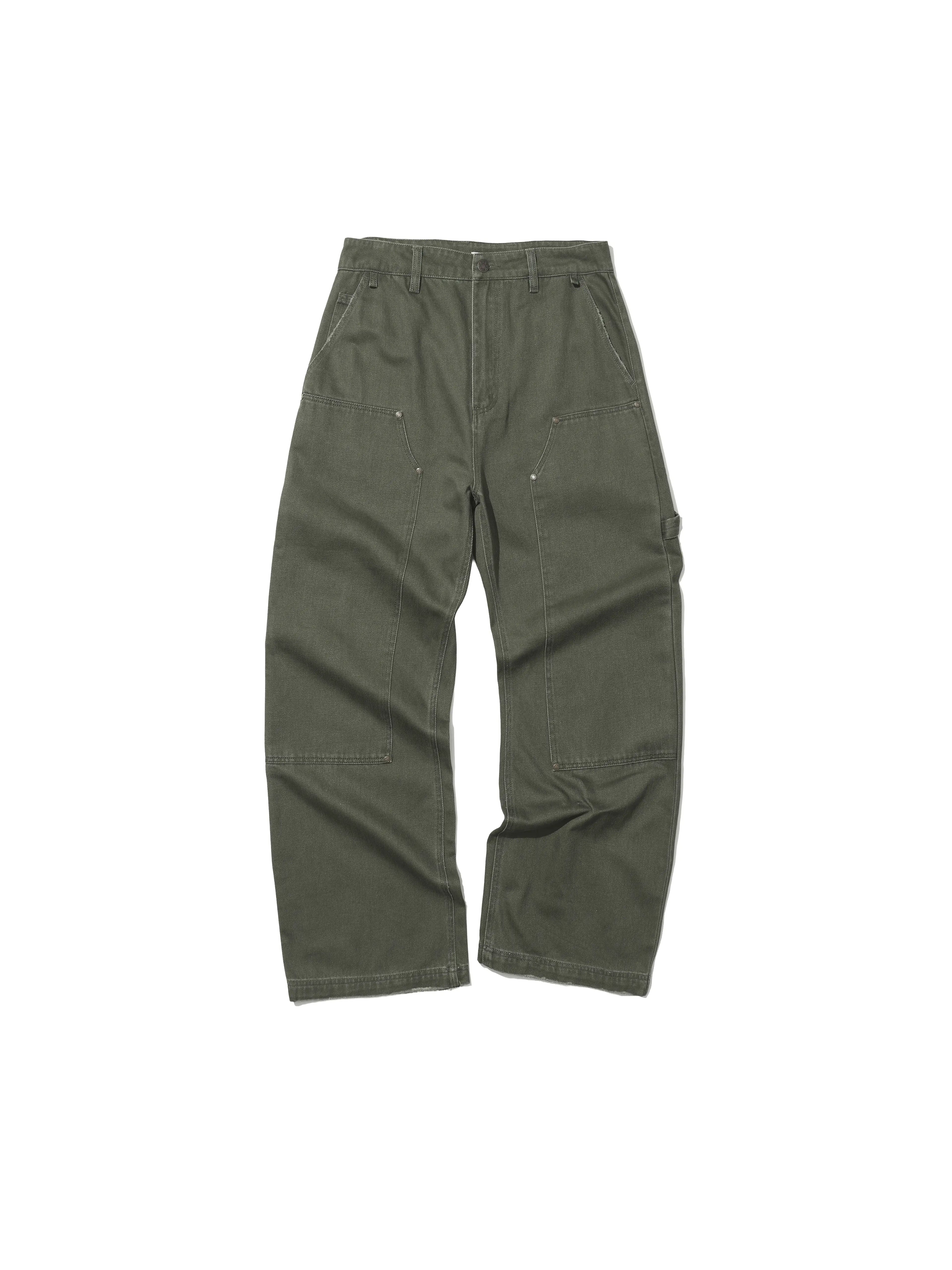 LIBERAFIT Washed Double Knee Work Pants