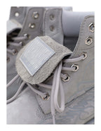 KARMANISTIC Nubuck Leather Embroidered Work Boots