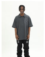 Cashrules Cross Star Logo Embroidered Polo