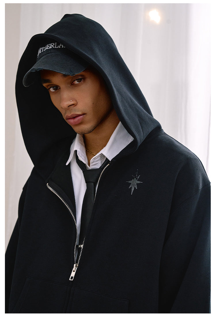 Remedy RMD 3D Gel Print Zip Up Hoodie
