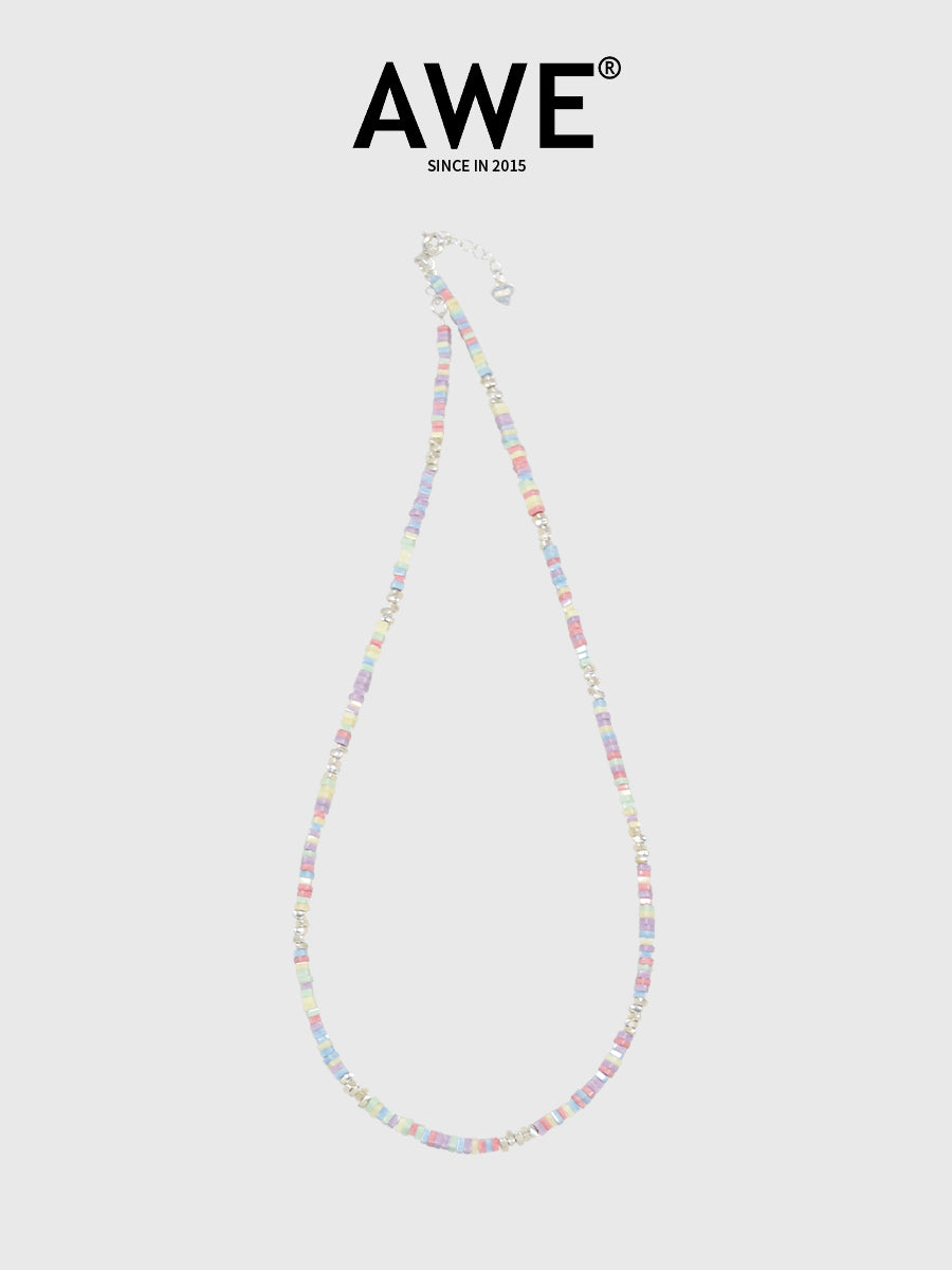 AWE Coral Sea Colorful Enamel Beads Necklace