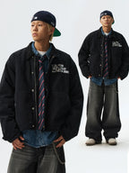 MEDM Camouflage Velcro Patch Detroit Jacket