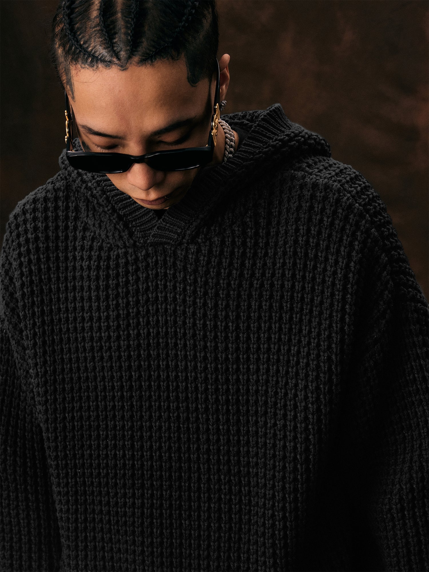 1807 Low Gauge Knit Hoodie