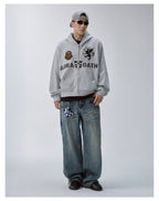 F2CE Embroidery Patch Zip Up Hoodie