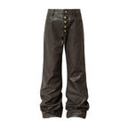 YADcrew Five Button Waxed Denim Jeans