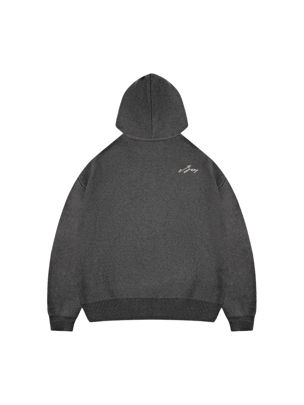 1807 Round Font Knit Hoodie