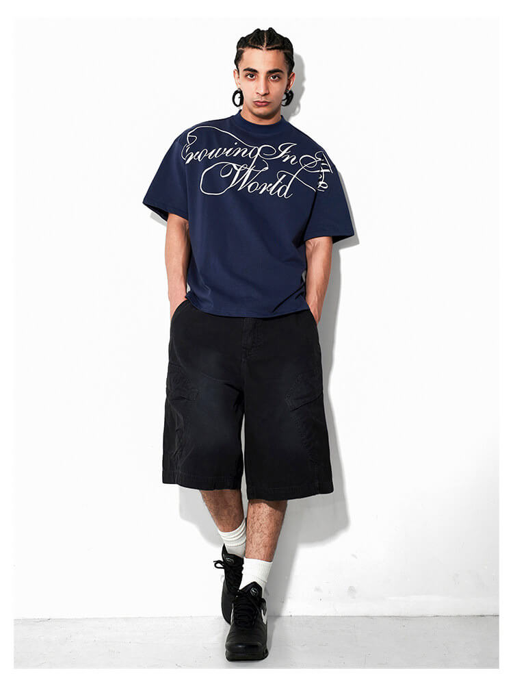 F3F Select Large Calligraphy Print Tee