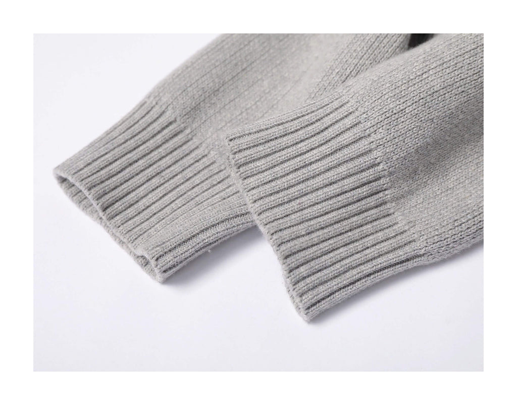 KARMANISTIC Embroidered Zip Up Knit Hoodie
