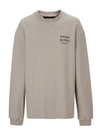 F2CE Bone Print Waffle Long Sleeve Tee