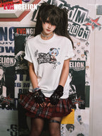 MEDM x EVA NEVER END Cute Character Music Note Graphic Tee