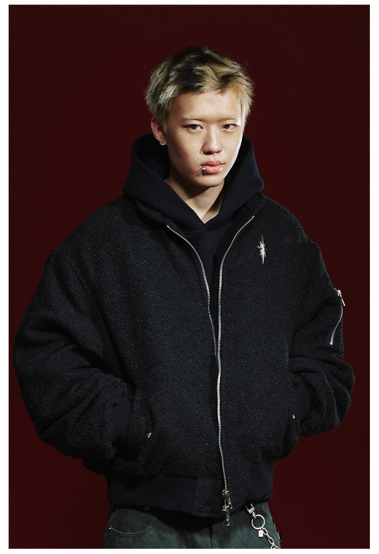 Remedy Textured MA-1 Bomber Jacket