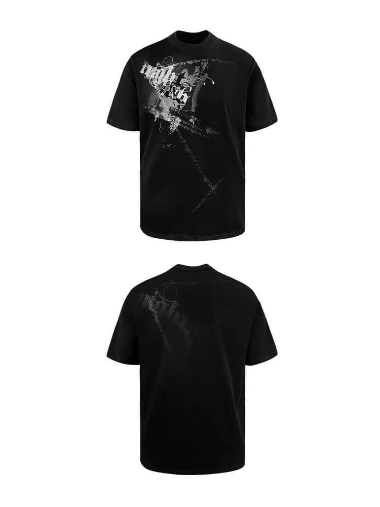 Night Lab Chain Rocker Portrait Graphic Tee