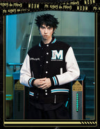 MEDM × Jujutsu Kaisen Character Patch Varsity Jacket