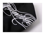 KARMANISTIC Embroidered Hooded Puffer Bomber Jacket