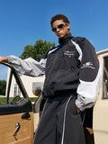 Harsh and Cruel Colorblocking Basic Logo Training Track Jacket