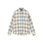 Achock Plaid Raw Hem Long Sleeved Shirt
