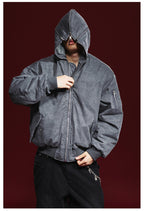 Remedy Multi Zipper Reversible MA-1 Bomber Jacket