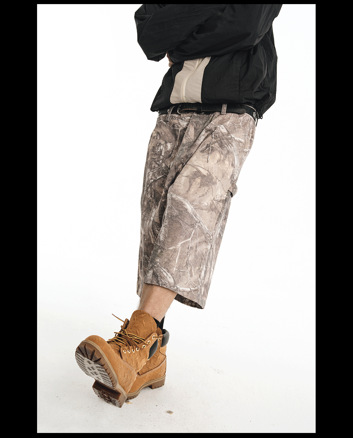 NOVACAM Tree Camouflage Work Baggy Shorts