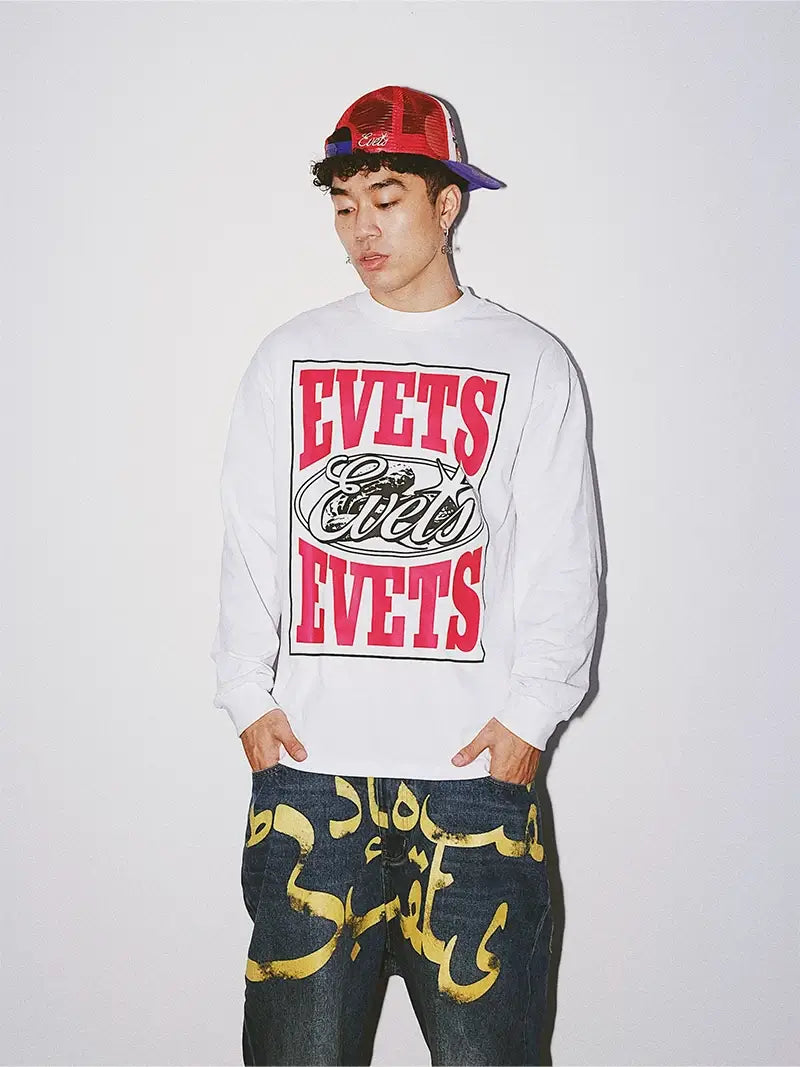EVETS Graphic Logo Long Sleeve Tee