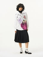 EMPTY REFERENCE Hand Painted Watercolor Vase Long Sleeve Shirt