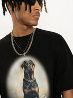 EMPTY REFERENCE Rottweiler Dog Print Tee