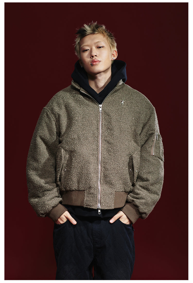 Remedy Textured MA-1 Bomber Jacket