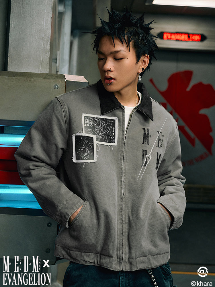 MEDM x EVA Unit-01, Unit-02 Washed Detroit Jacket