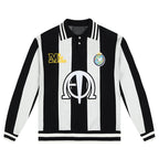 MEDM Polo Collar Embroidered Knit Sweater