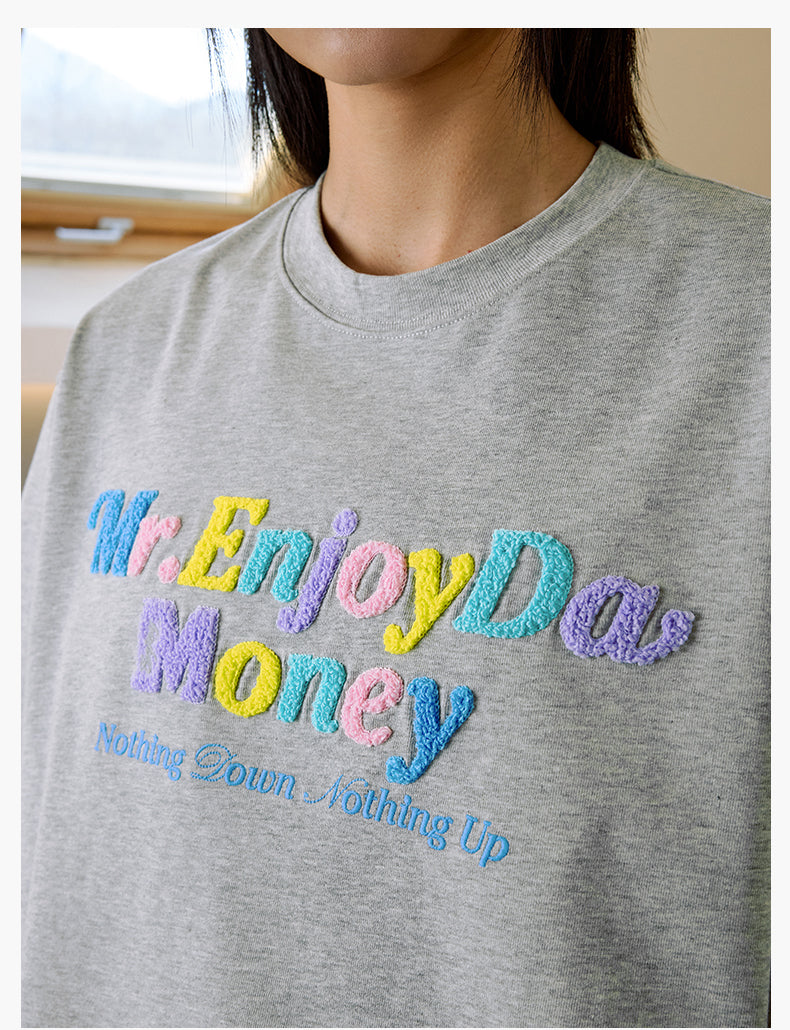 MEDM Multicolor Terry Embroidery Tee