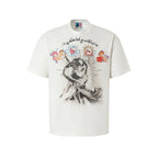 YADcrew Cupid Kiss Pearl Puzzle Graphic Tee