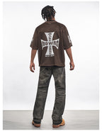 F3F Select Cross Print Mesh Jersey