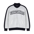 VOTE Clubs Zipper Knit Sweater