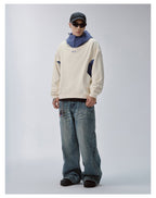 F2CE Color Block Hood with Zip Hoodie