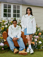 Harsh and Cruel Floral Embroidered Long Sleeve Shirt