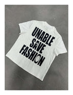 KARMANISTIC Rhinestone Slogan Print Tee